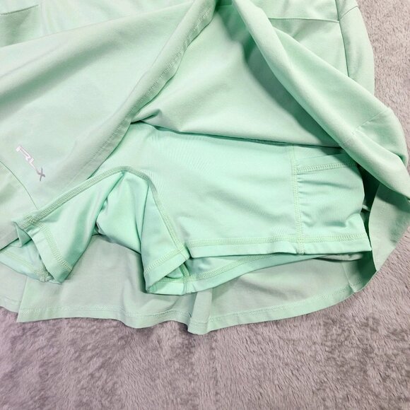 Ralph Lauren RLX Skort Women L Mint Green Pleated Performance Cruise Golf Tennis - Picture 6 of 11